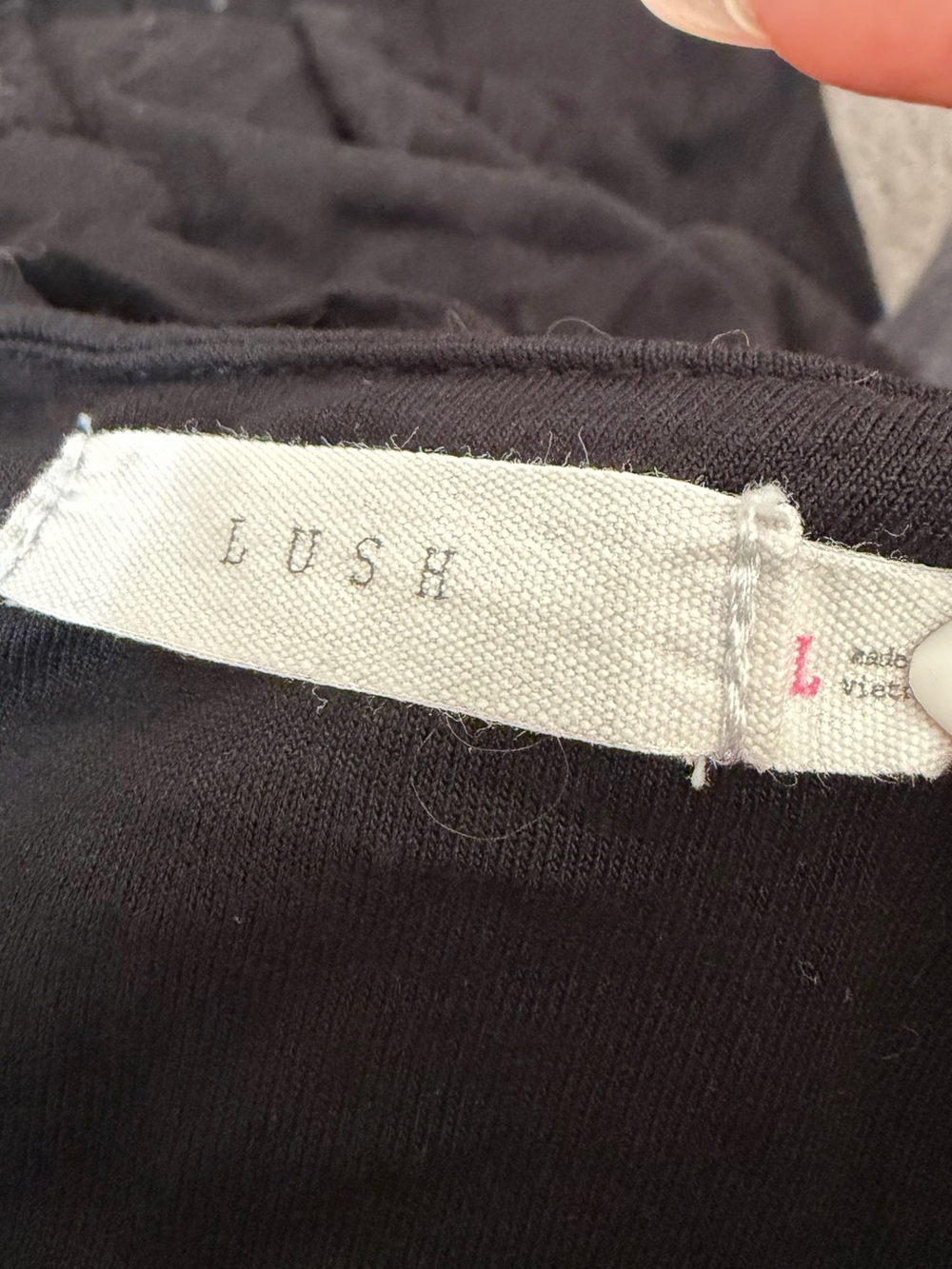 Lush Tiered Maxi Dress, Size L - Picture 3 of 5